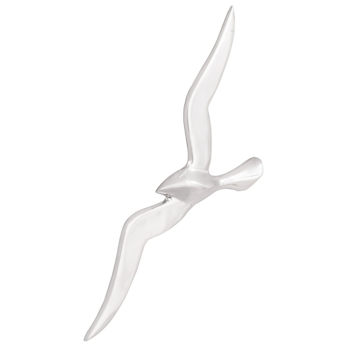 Wall Mounted Seagull 2 Pack Silver Aluminum