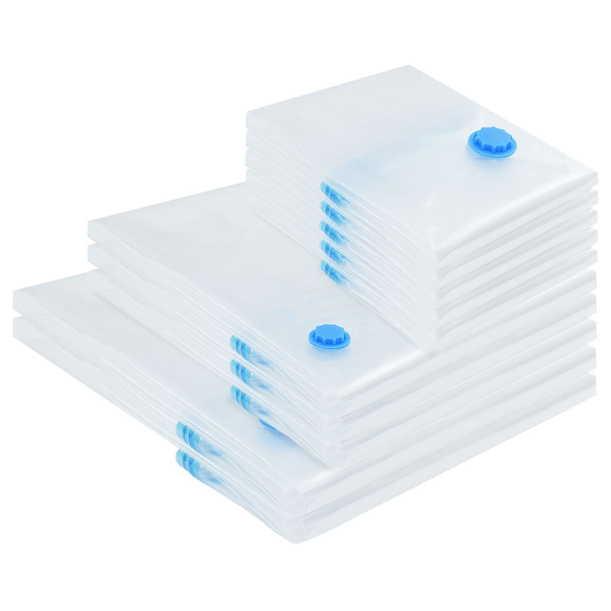 Vacuum Storage Bags - Set Of 10 In 3 Sizes