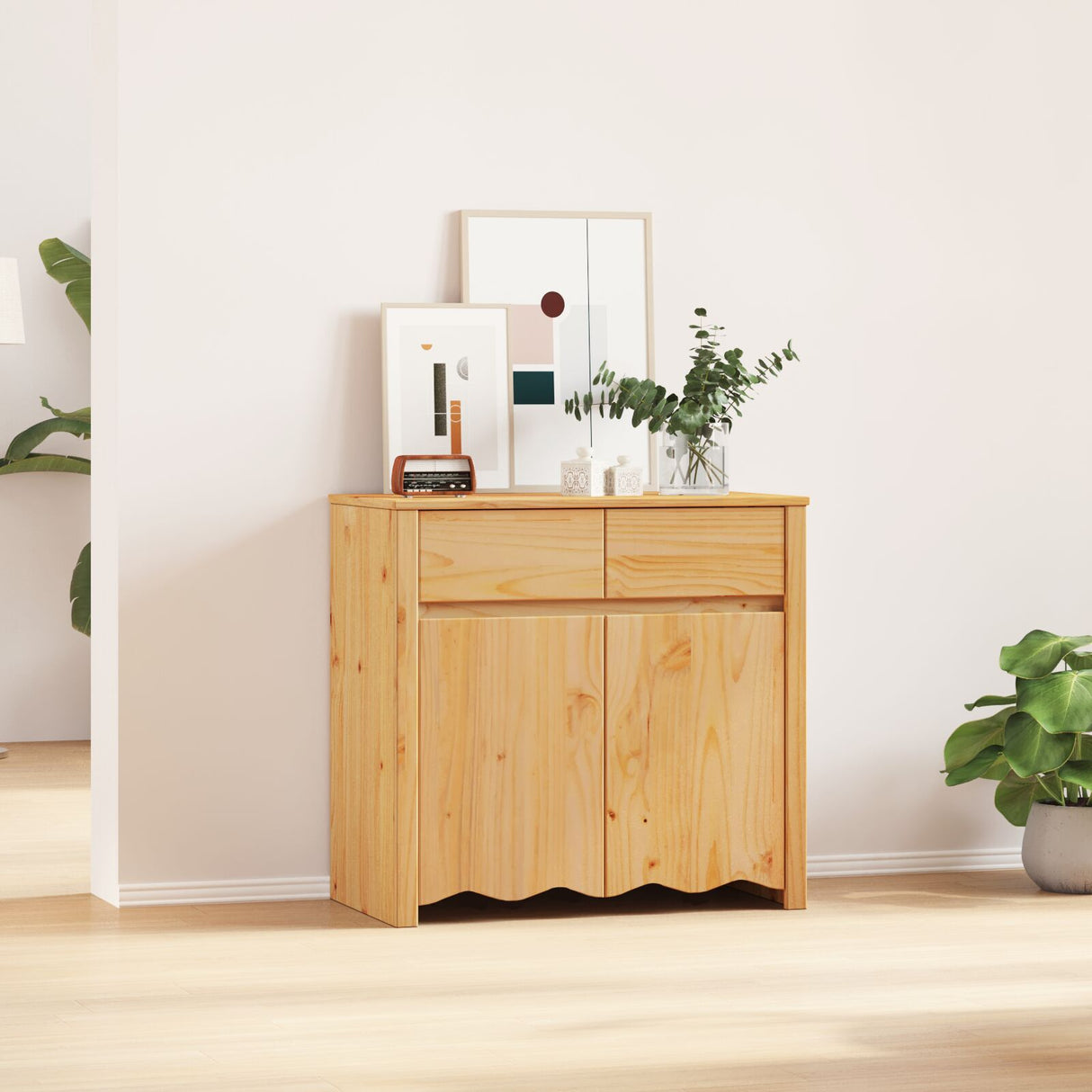 Sideboard "Drammen" 79X43X75,5 Cm Solid Wood Pine
