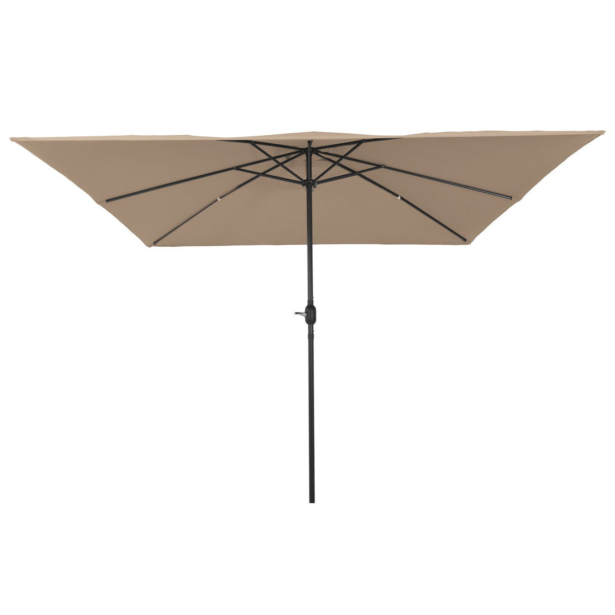 Square Garden Parasol 295X245 Cm White