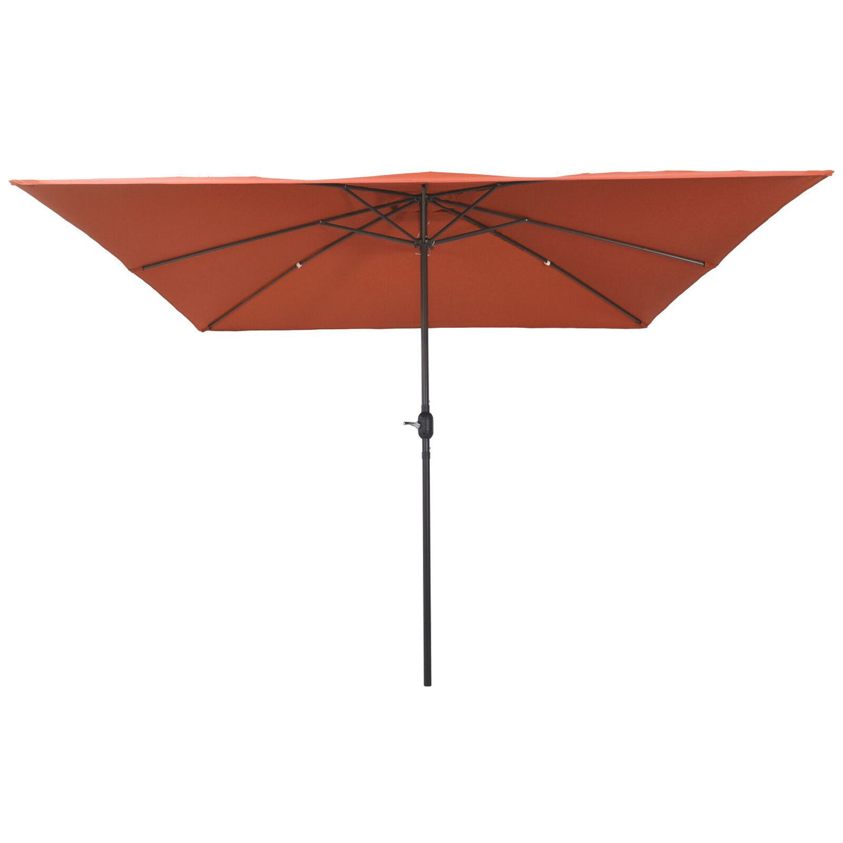 Square Garden Parasol 295X245 Cm White