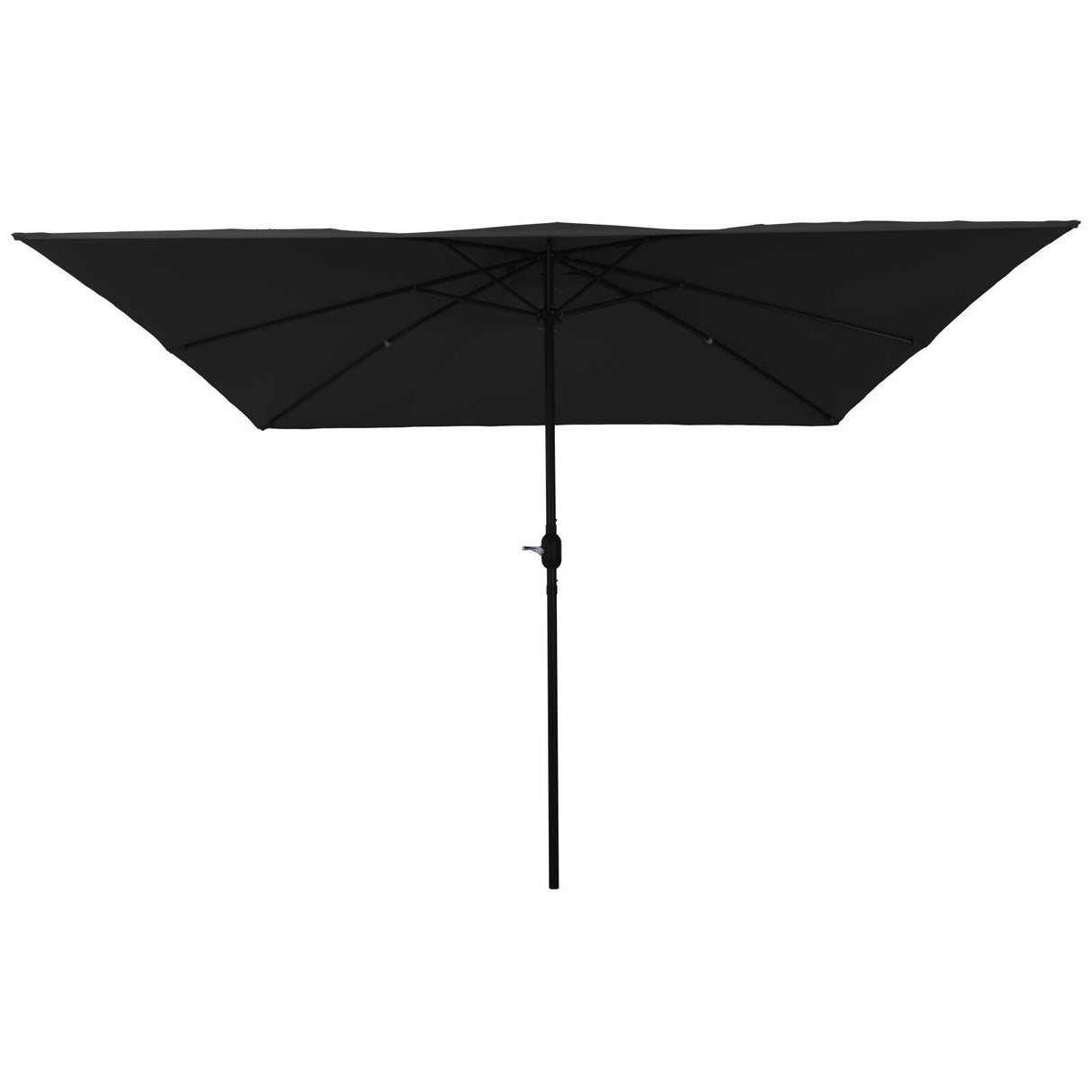 Square Garden Parasol 295X245 Cm White