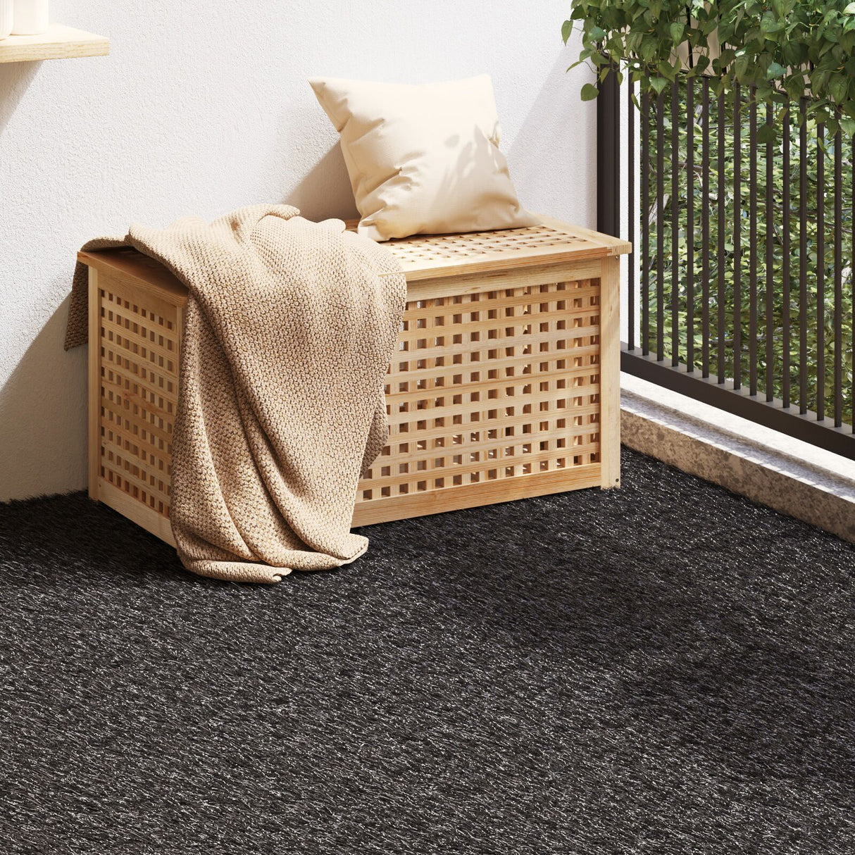 Fake Grass Black 1X8 M 40 Mm