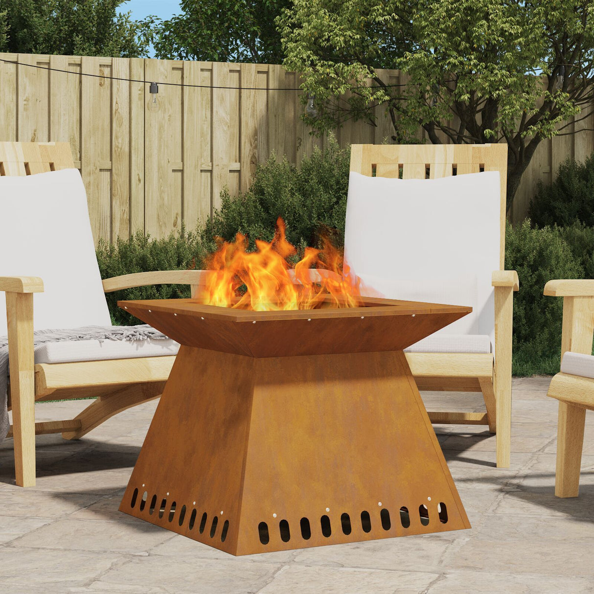 Fire Pit Black Steel