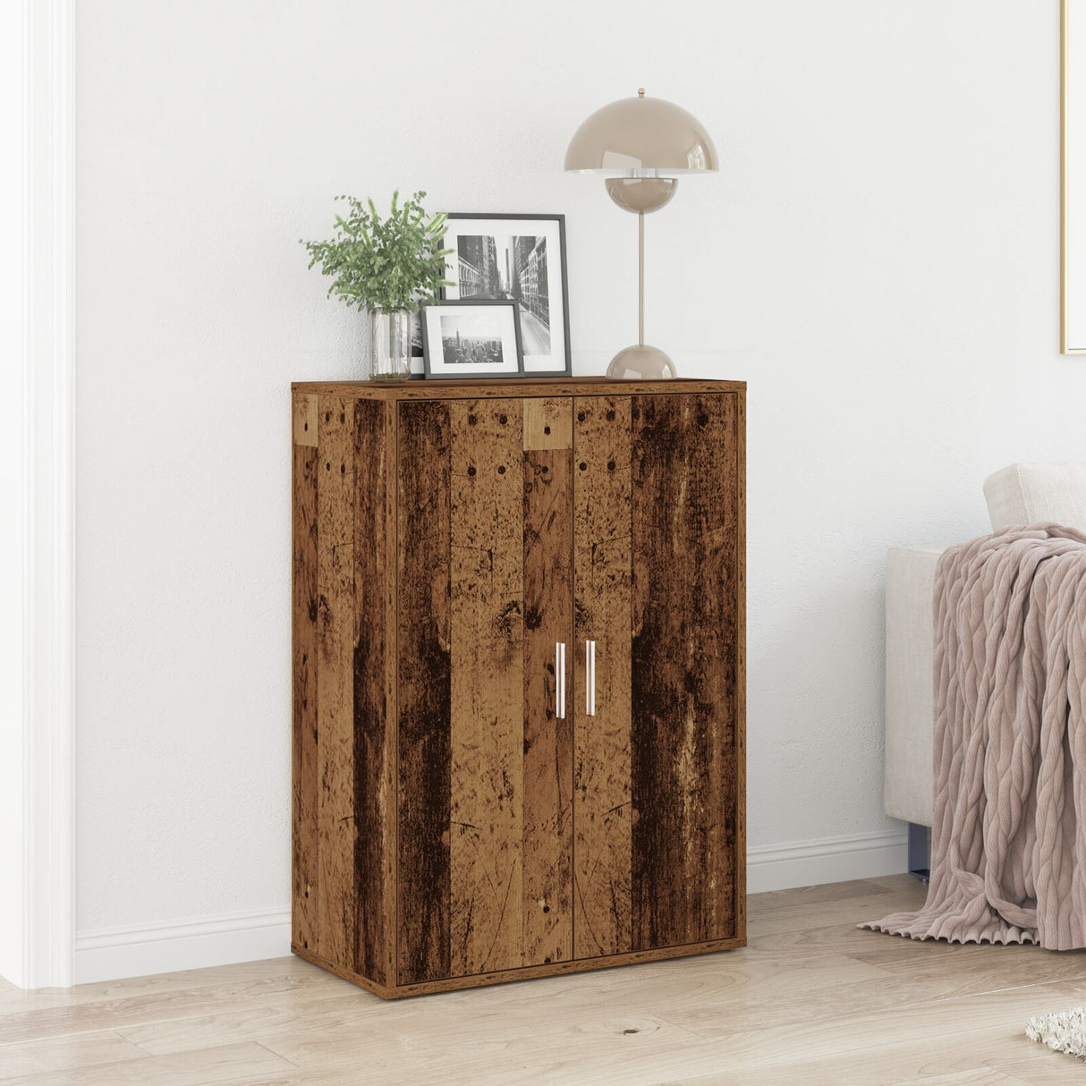 Sideboard Old Wood 60X31X84 Cm Engineered Wood