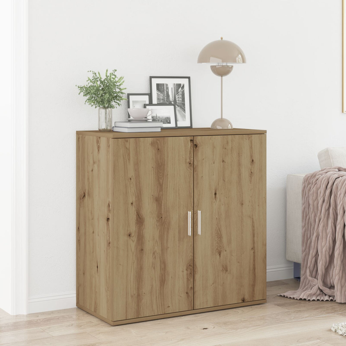 Sideboard Artisan Oak 79X38X80 Cm Engineered Wood