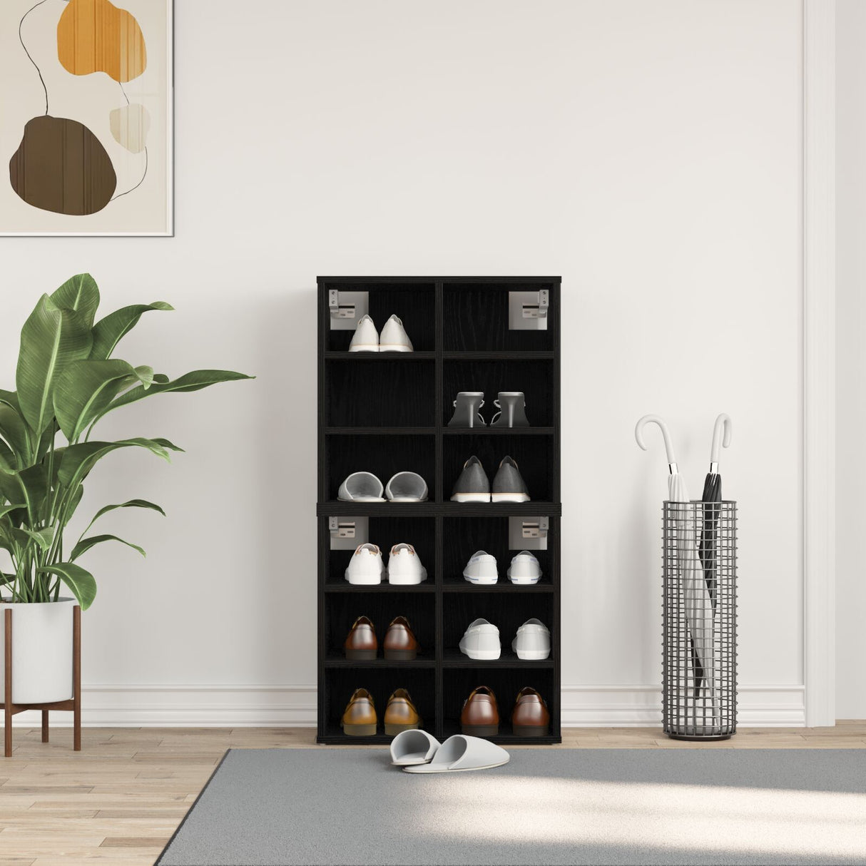 Shoe Cabinets 2 Pcs 52.5X30X50 Cm