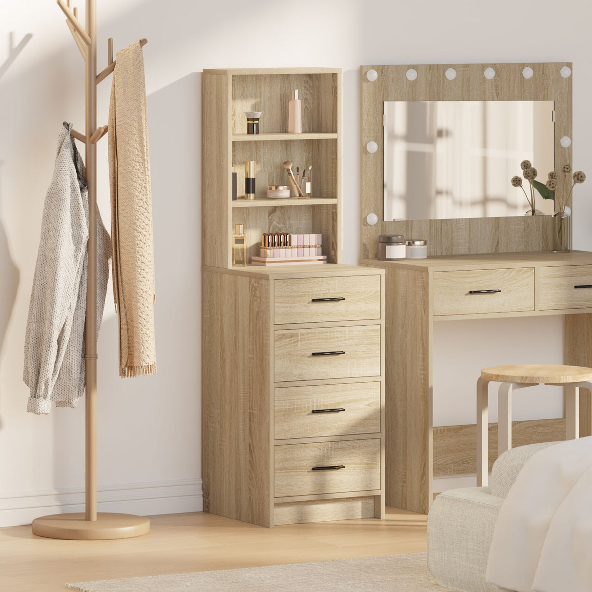 Highboard 40X41X135 Cm Engineered Wood