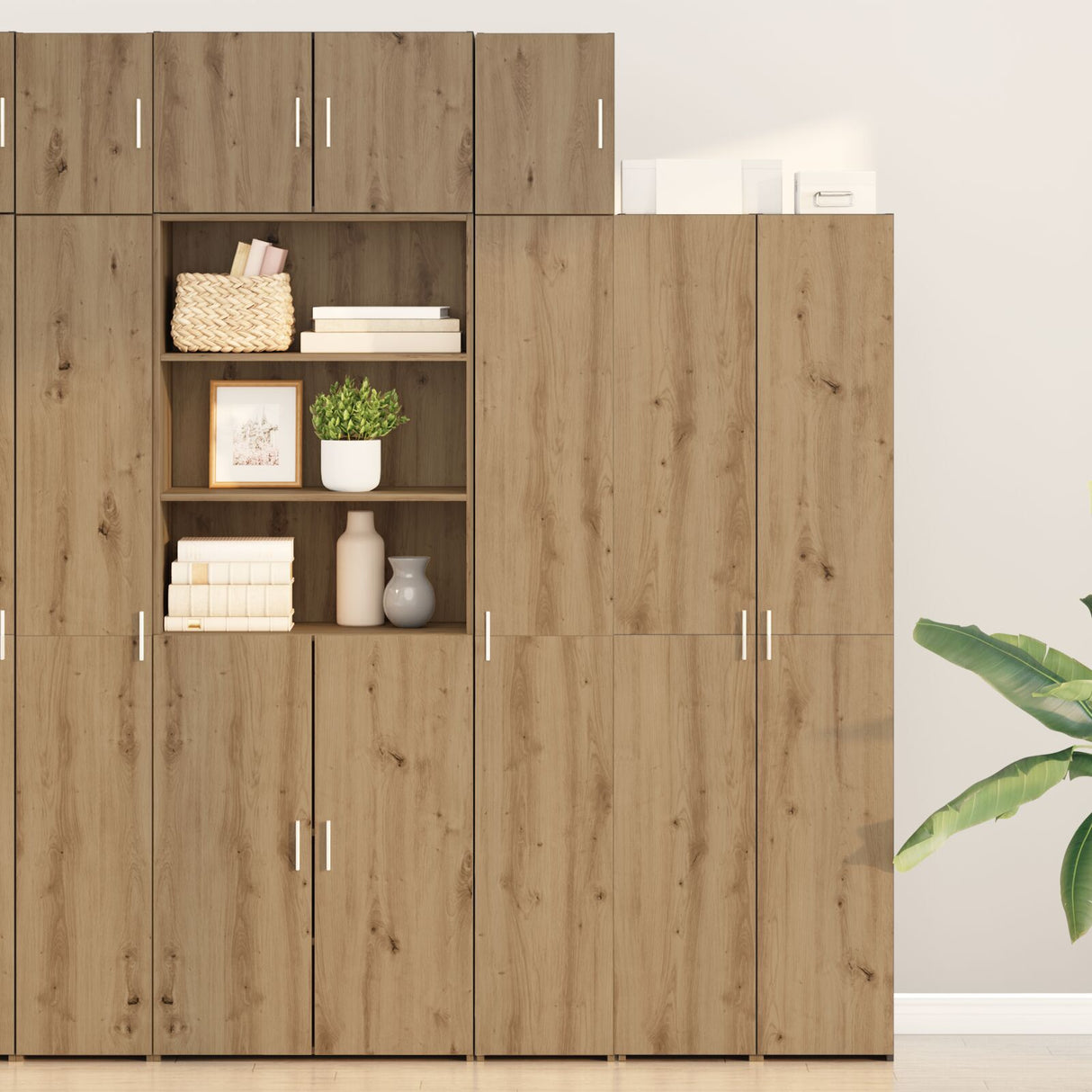 Wall Cabinet Artisan Oak 30X42.5X40 Cm Engineered Wood