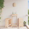 Bar Stools 2 pcs 40x36x75 cm Solid Wood Pine