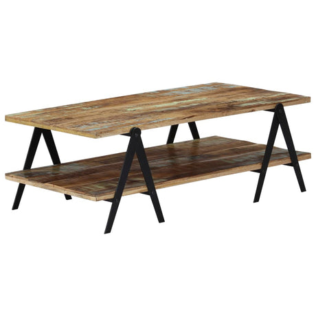 Coffee Table 115x60x40 cm Solid Reclaimed Wood