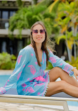 Tranquility Breeze Kaftan Cover-Up Dress