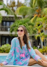 Tranquility Breeze Kaftan Cover-Up Dress