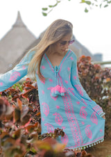 Tranquility Breeze Kaftan Cover-Up Dress
