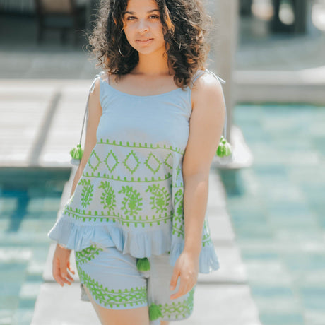 Mindful Relaxation Moments Two-Piece Top and Shorts - Breathing Soul