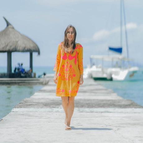 Bohemian Meditation Yellow Dress - Breathing Soul