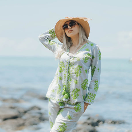 Relaxation Mode Two-Piece Set: Your New Favorite Holiday Outfit - Breathing Soul