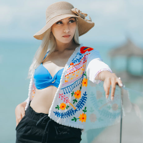 Blissful Escape Handmade Embroidery Blazer - Breathing Soul