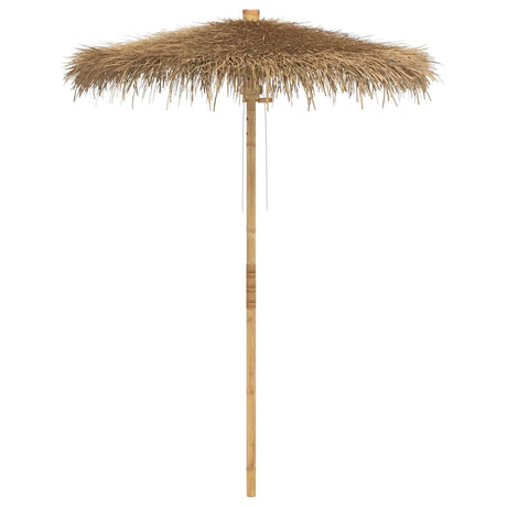 Bamboo Garden Parasol 270 cm with Banana Leaf Roof