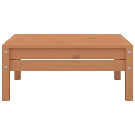 4 Piece Garden Lounge Set Solid Pinewood Honey Brown
