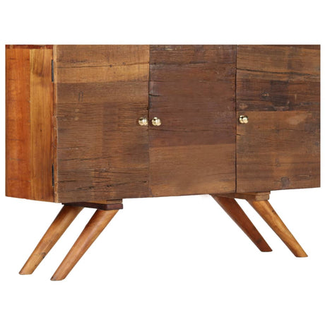 Sideboard Brown Solid Reclaimed Wood 110x30x75 cm