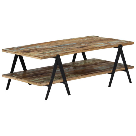 Coffee Table 115x60x40 cm Solid Reclaimed Wood