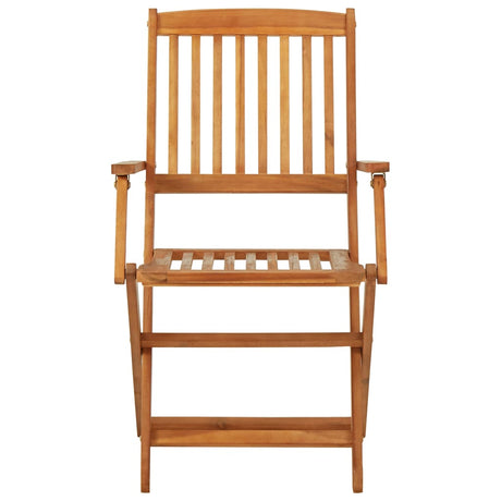 3 Piece Folding Garden Dining Set Solid Acacia Wood