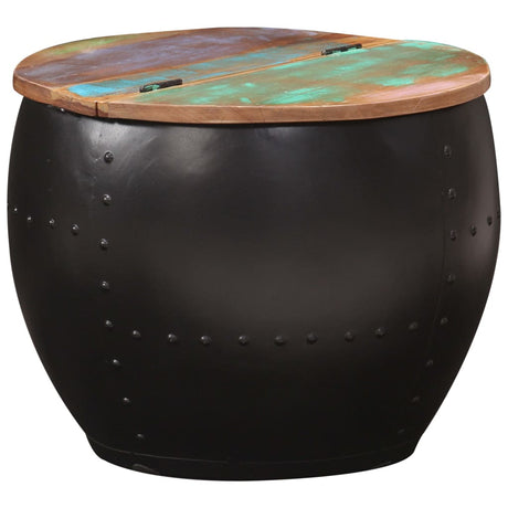 Bowl Shaped Coffee Table Solid Reclaimed Wood 60x60x30 cm