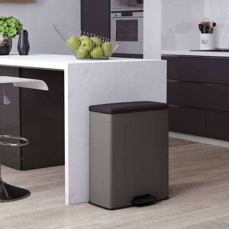 Curver Duo Pedal Bin Deco 23L+23L