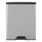 Curver Pedal Bin Deco Silver