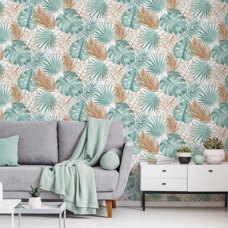 Dutch Wallcoverings Wallpaper Monstera Leaves