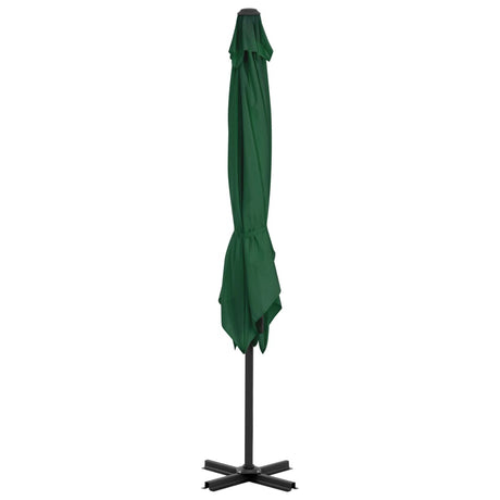 Garden Parasol with Portable Base Green