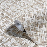 Noordwand Wallpaper Botanica Rattan Wickerwork