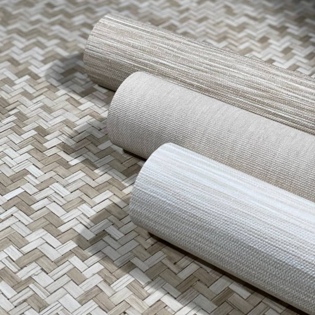 Noordwand Wallpaper Botanica Rattan Wickerwork