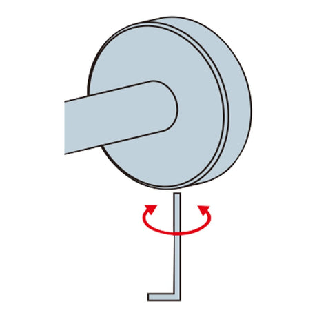 Kleine Wolke Towel Ring Meo Silver