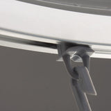 Ridder Universal Corner Shower Curtain Rail With Hooks Chrome 52500