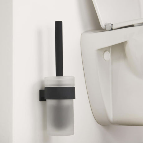 Tiger Toilet Brush And Holder &quot;Bold&quot; Matt Black