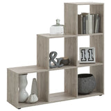 Room Divider with 6 Compartments 104.3x32.6x106.5 cm Sand Oak