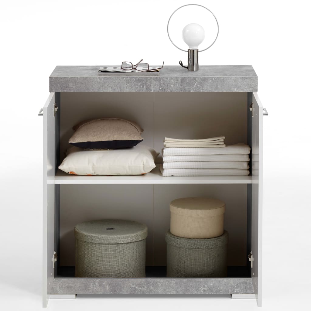 Fmd Dresser With 2 Doors 80X34.9X89.9 Cm