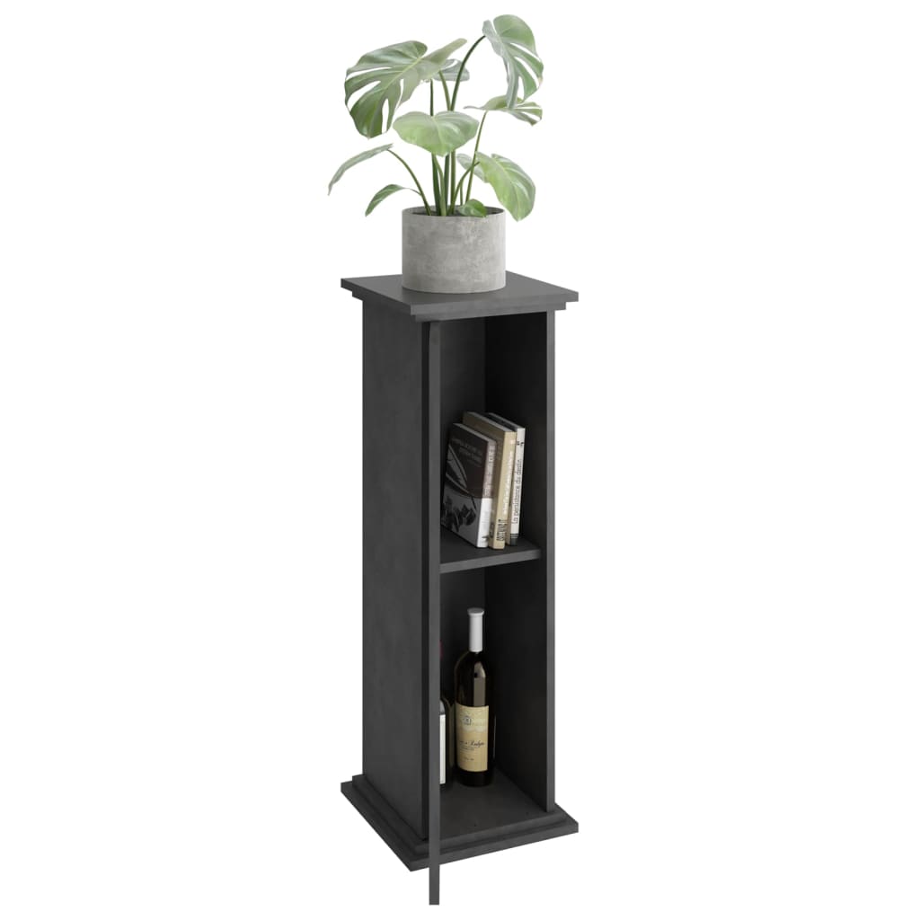 Accent Table with Door 88.5 cm Grey
