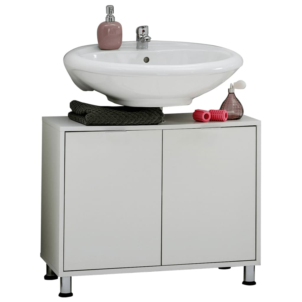 Fmd Under-Sink Bathroom Cabinet 70X32.9X49.5 Cm White