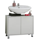 Fmd Under-Sink Bathroom Cabinet 70X32.9X49.5 Cm White