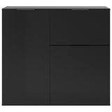 Fmd Dresser With Drawer And Doors 89.1X31.7X81.3 Cm Black