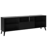 TV Cabinet 153.5x31.7x52 cm Black