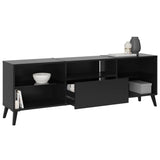 TV Cabinet 153.5x31.7x52 cm Black
