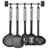 Hi 6 Piece Kitchen Tool Set Black And Silver