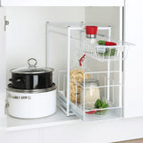 Hi 2-Tier Storage Drawer White