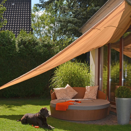 Hi Sunshade Sail Triangular Beige