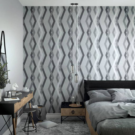 Noordwand Wallpaper Topchic Graphic Lines Diamonds