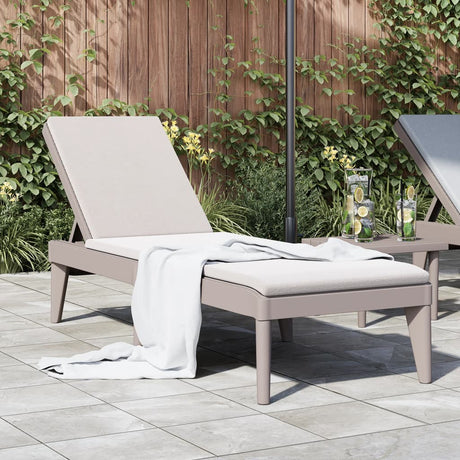 Sun Lounger Anthracite 186x60x29 cm PP